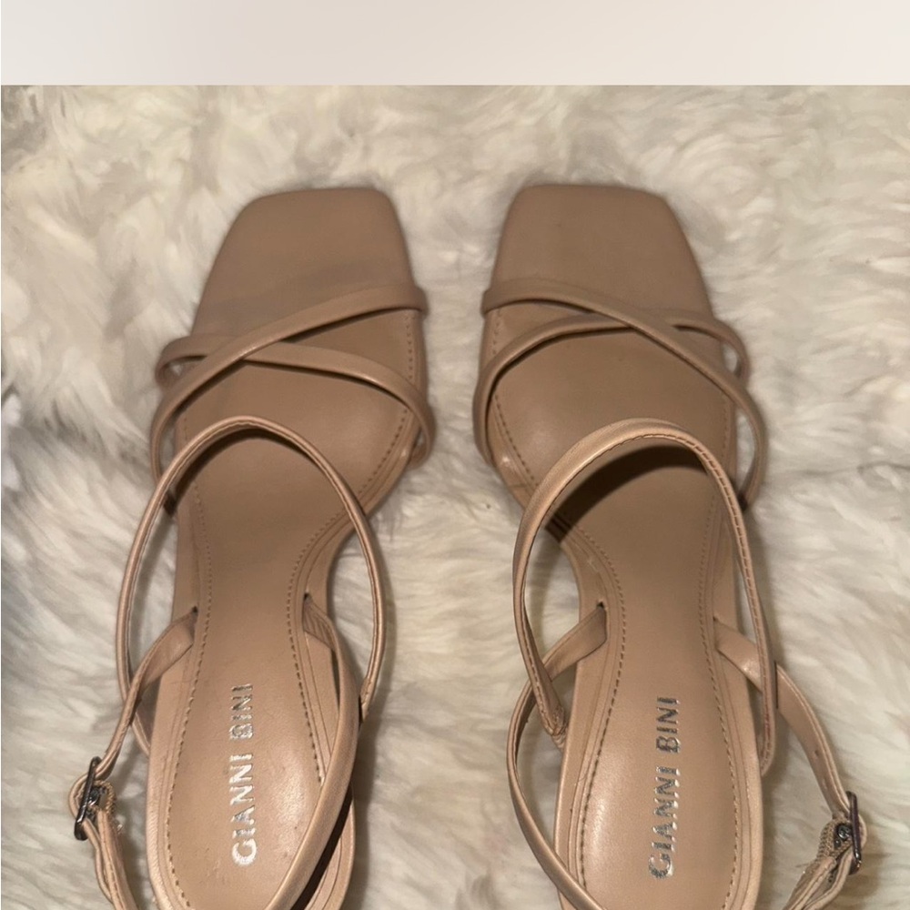 Gianni Bini Tan Strappy Sandals - Picture 2 of 6